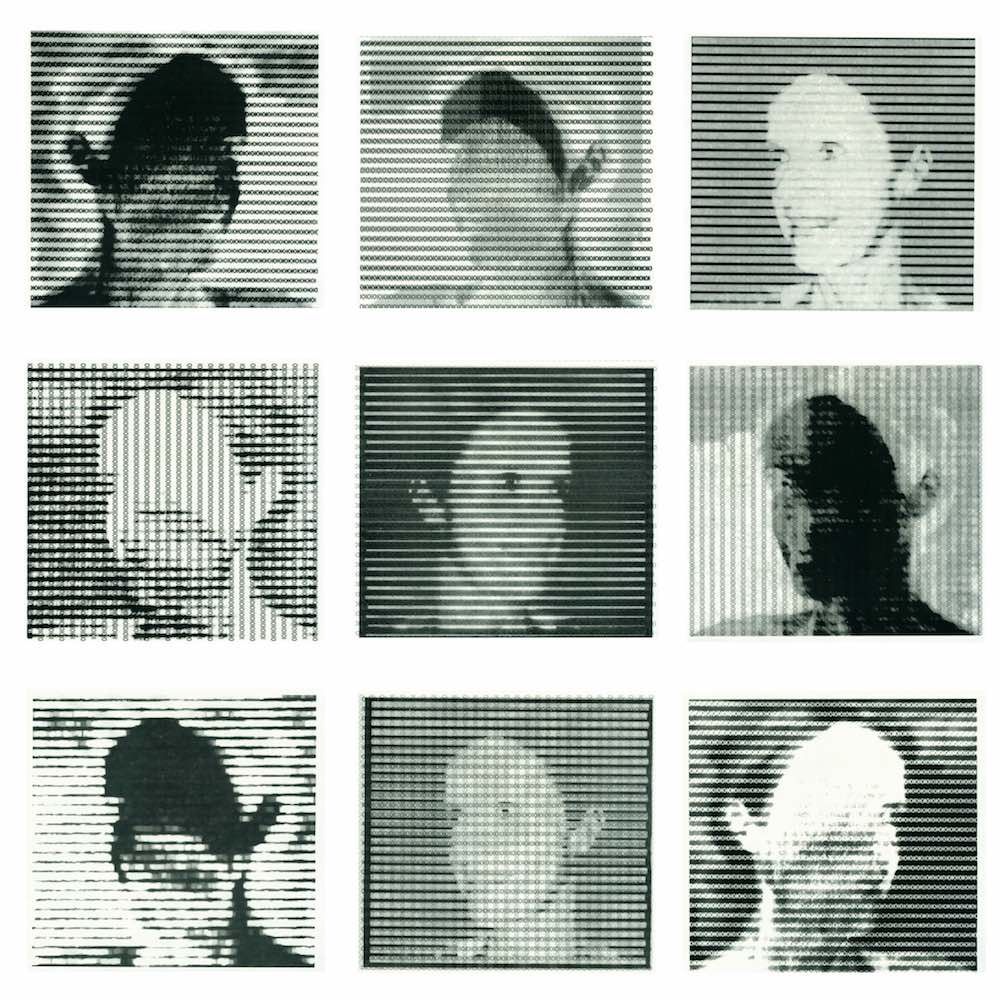 Ute Wurtinger oT 2018 Bilderserie aus 9 quadratischen Computerausdrucken je 20x20 cm b1000web